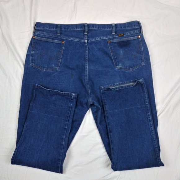 Vintage 80s Mens Wrangler Jeans 44x34 (meas 43x33) - Picture 8 of 8